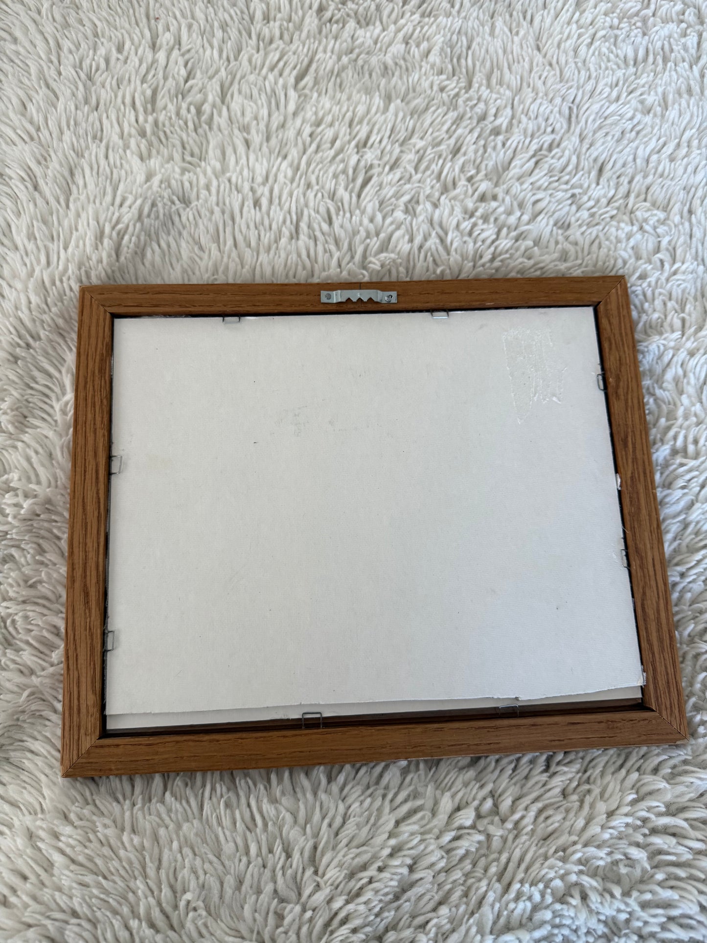 Framed Floral Heart Embroidery Art