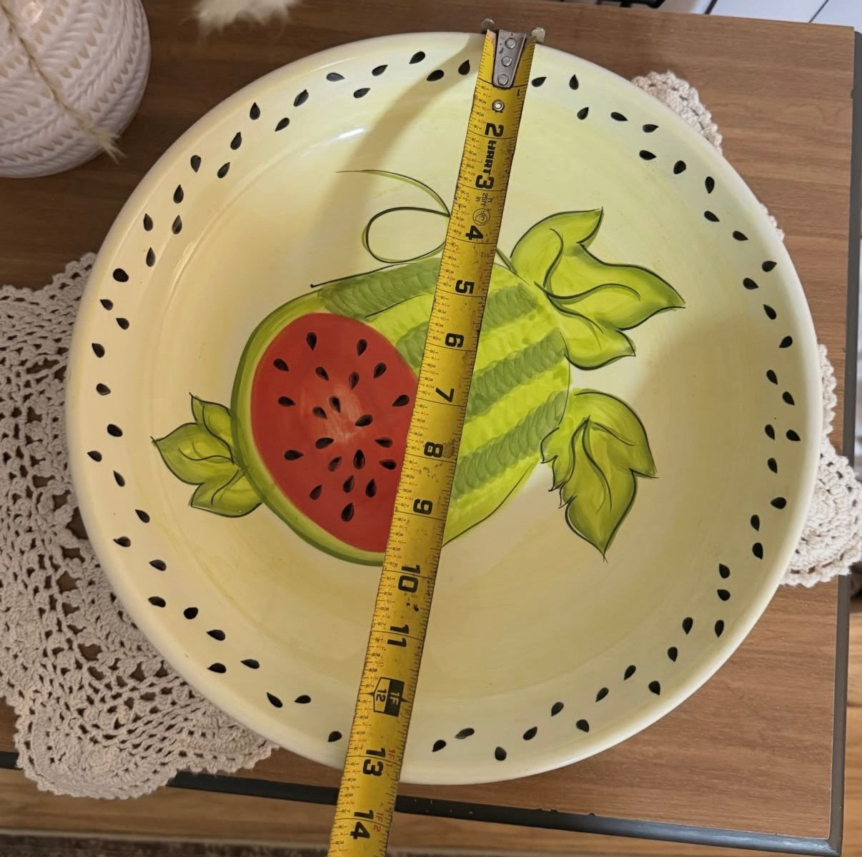 1999 Liz Ross Watermelon Serving Bowl