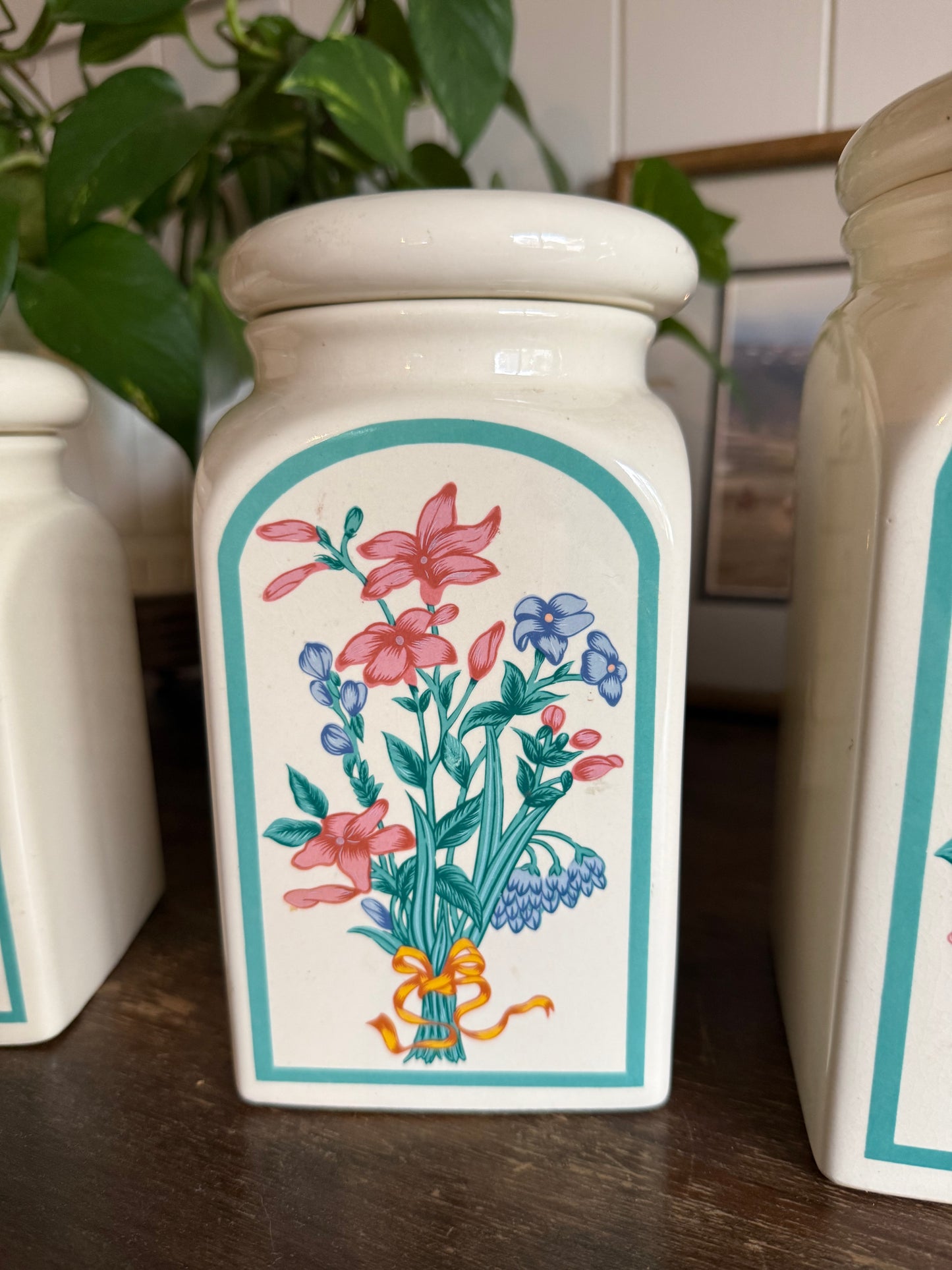Set of 4 Vintage Canisters (Taiwan)