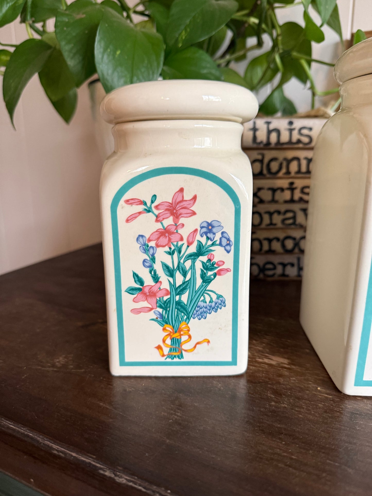 Set of 4 Vintage Canisters (Taiwan)