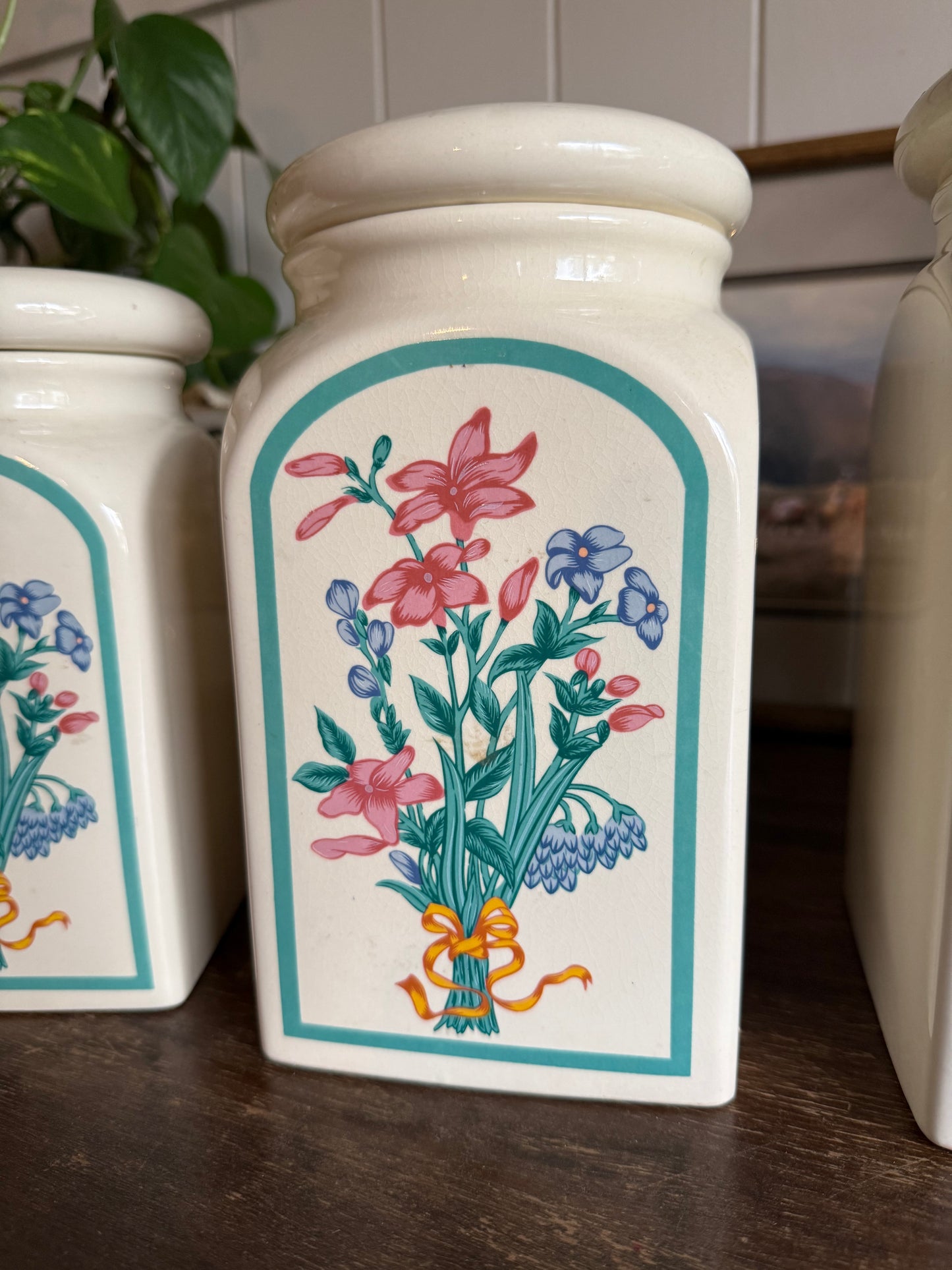 Set of 4 Vintage Canisters (Taiwan)