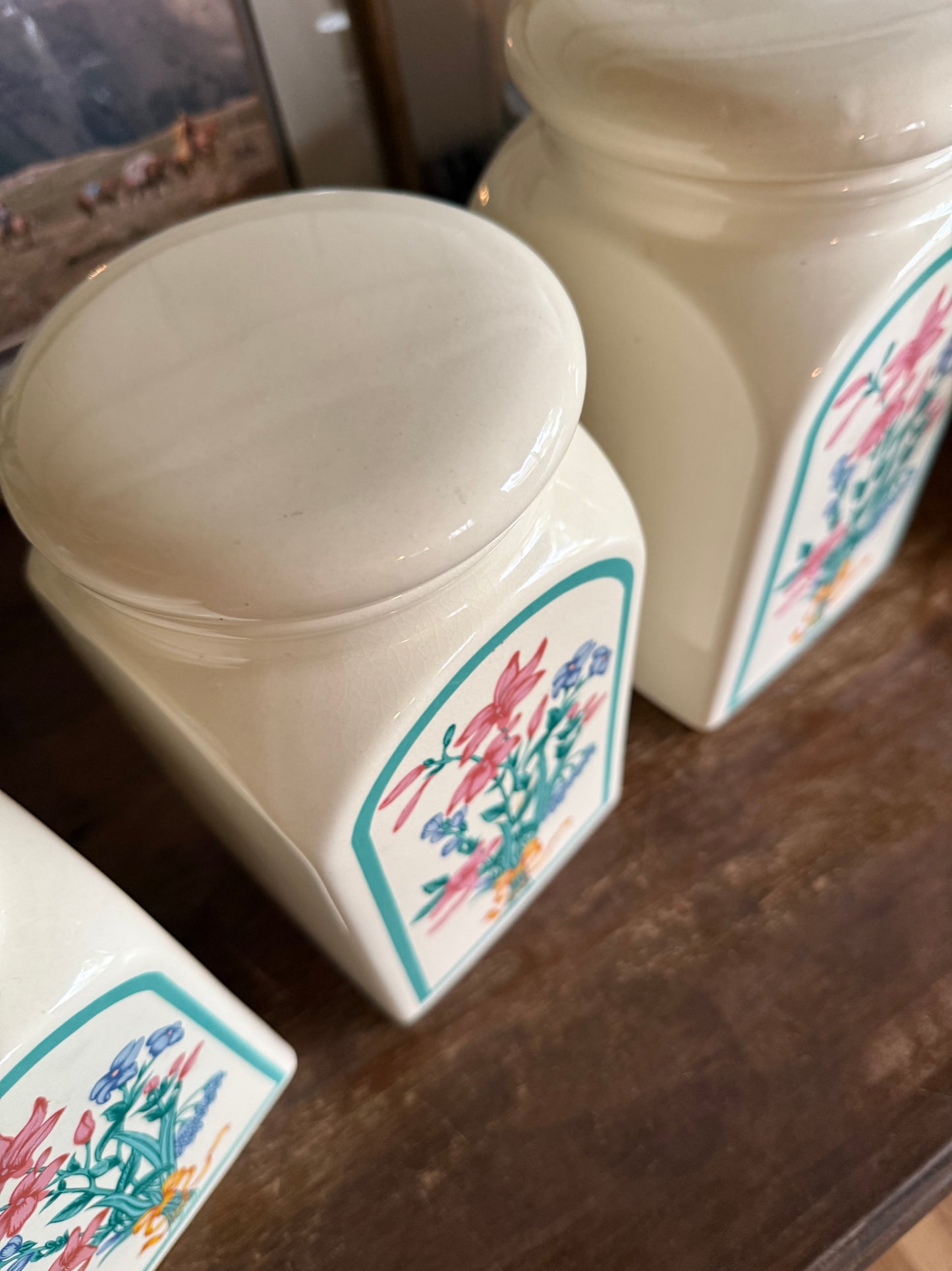 Set of 4 Vintage Canisters (Taiwan)