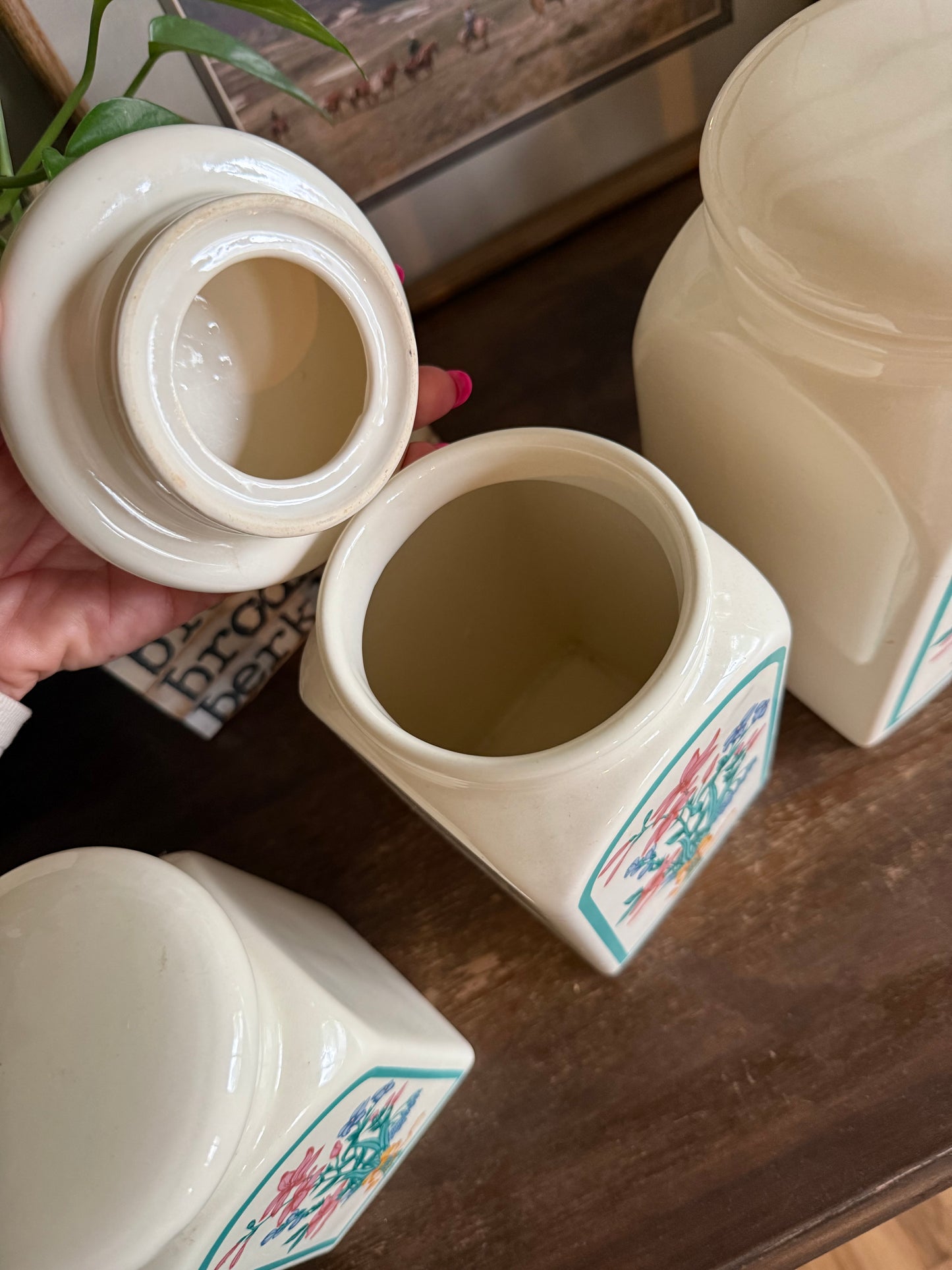 Set of 4 Vintage Canisters (Taiwan)