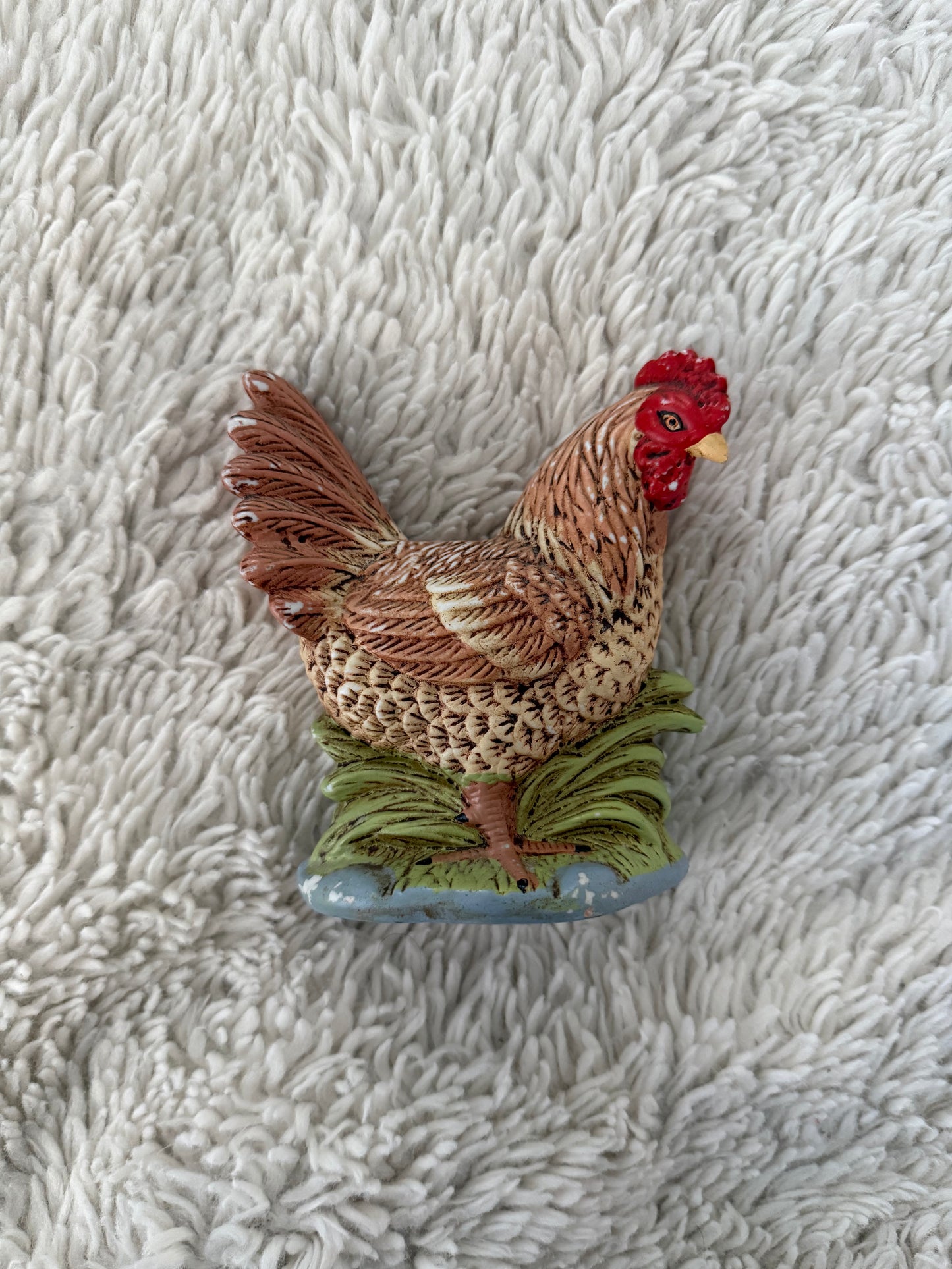 Ceramic Hen Figurine