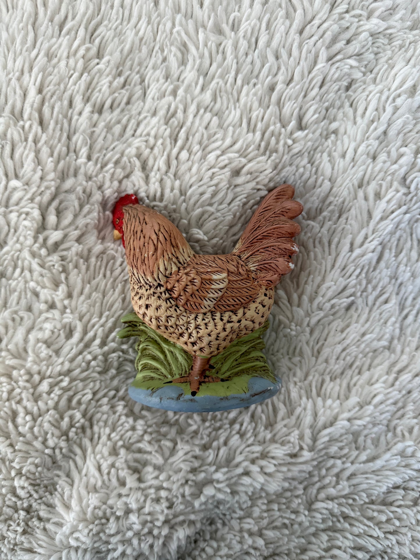 Ceramic Hen Figurine