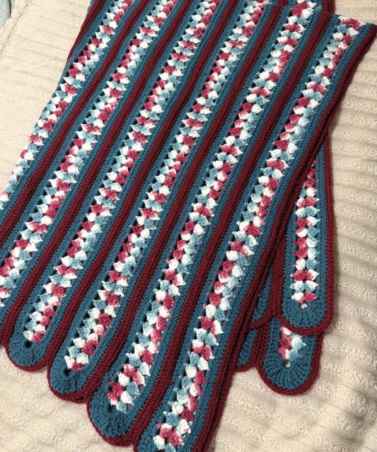 Hand-Crocheted Afghan Blanket