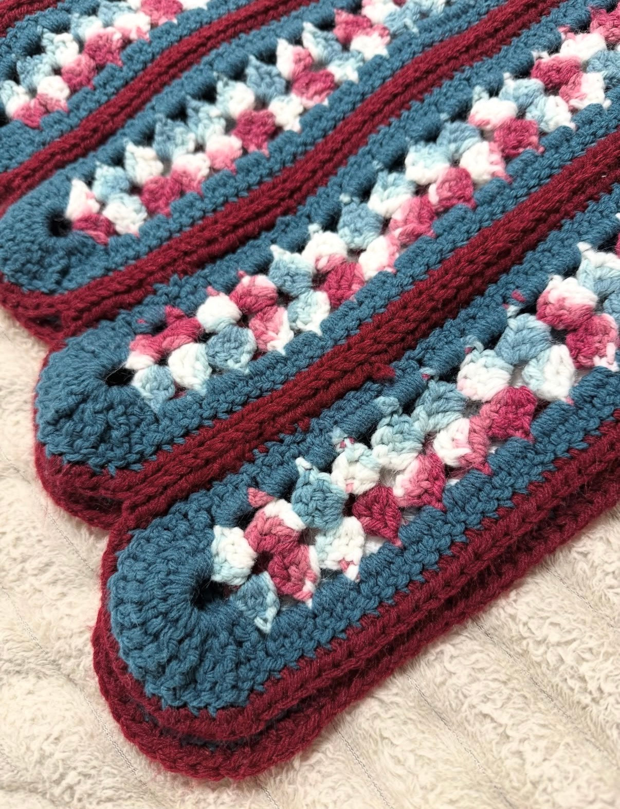 Hand-Crocheted Afghan Blanket