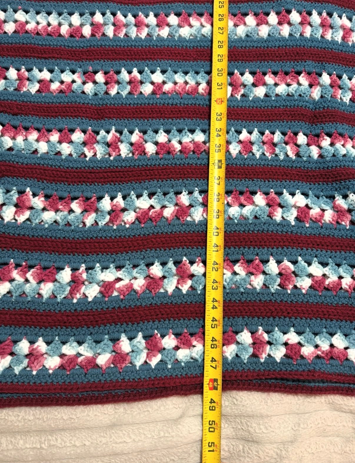 Hand-Crocheted Afghan Blanket